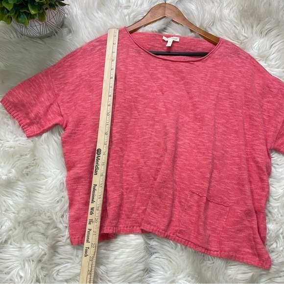 Eileen Fisher Organic Linen Lagenlook Boxy Top - Picture 2 of 7